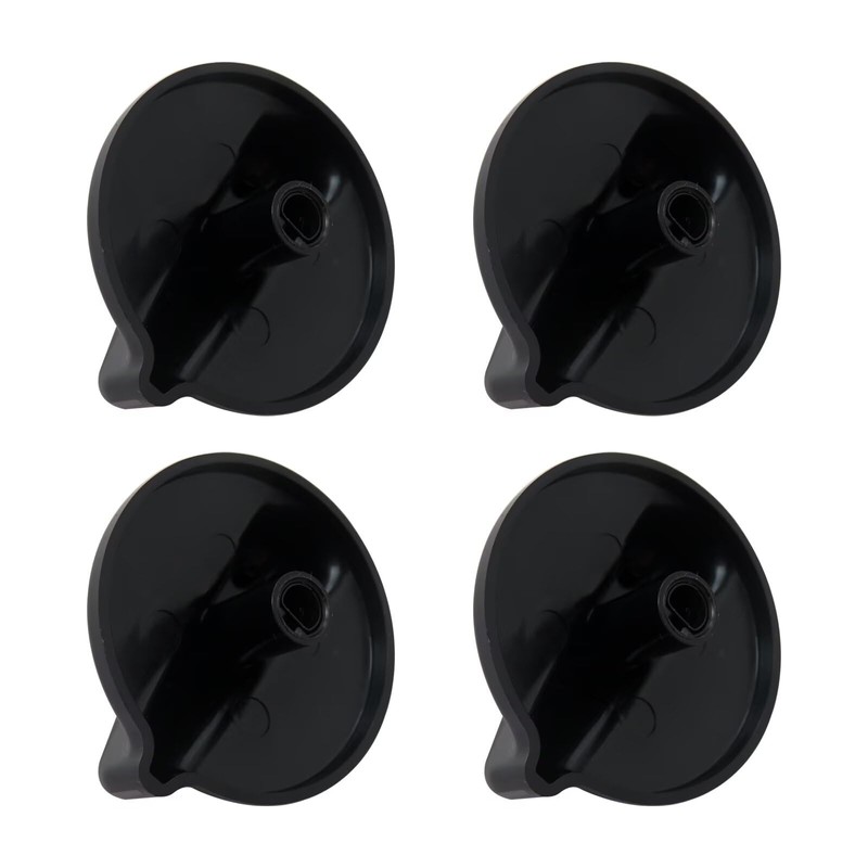 Gxcdizx 4-Pack WB03T10236 Burner Control Knob, Gas Range Knobs Black