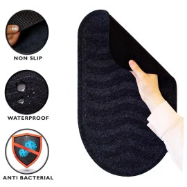 Koruser 10-Pack Urinal Mats Non-Slip Deodorizing Water Absorption