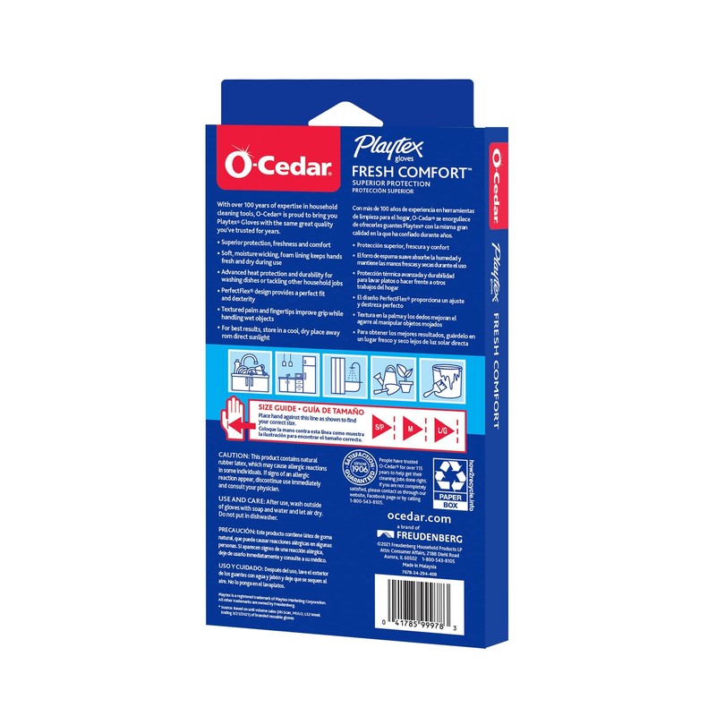 PLAYTEX Fresh Comfort Medium Gloves, 1 CT (Pack of 1)