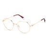POLAROID Model PLD D490/G Ladies Oval Metal Eyeglass Frame (Includes