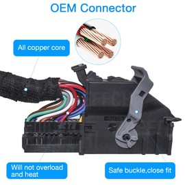 SYNC 1 to SYNC 3 4" to 8" PNP Conversion Harness, Suitable for Ford Edge Fusion F-150 Mustang Super Load Power Harness Adapter and USB Interface Module Adapter and APIM Cable