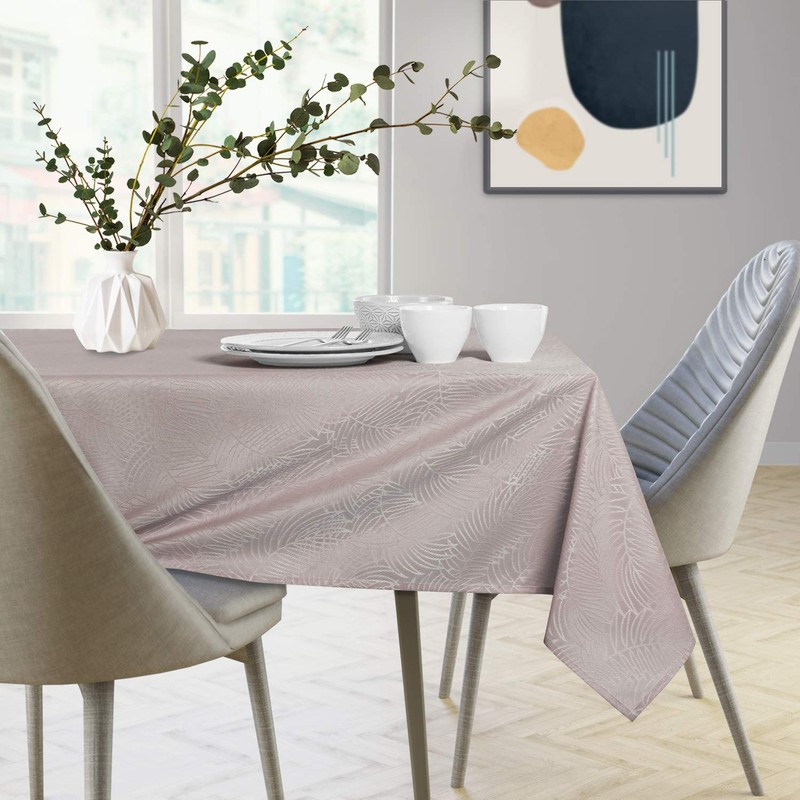 AmeliaHome Tablecloth, Lotus Effect, Water-resistant