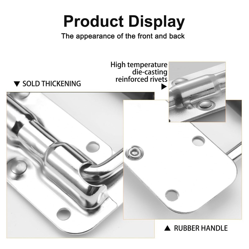 Pack of 2 Folding Handles, Suitcase Handle, Box Handle, 140