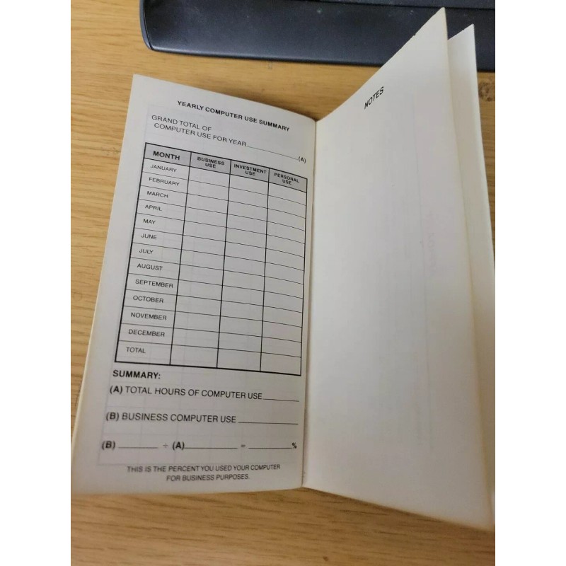 Dome Publishing Computer Use Log 790 6.25" X 3.25" Sheet