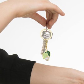 Plant Keychain Gifts for Plant Lovers Women Unique Plant Keychain Accessories for Daughter Sister Friends Birthday Gifts for Plants Plant Lover Gifts for Girls Women Cute Plant Key Chain