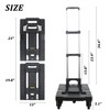 Hand Truck,LIDTOP Folding Hand Truck Foldable with 7 Wheels Heavy
