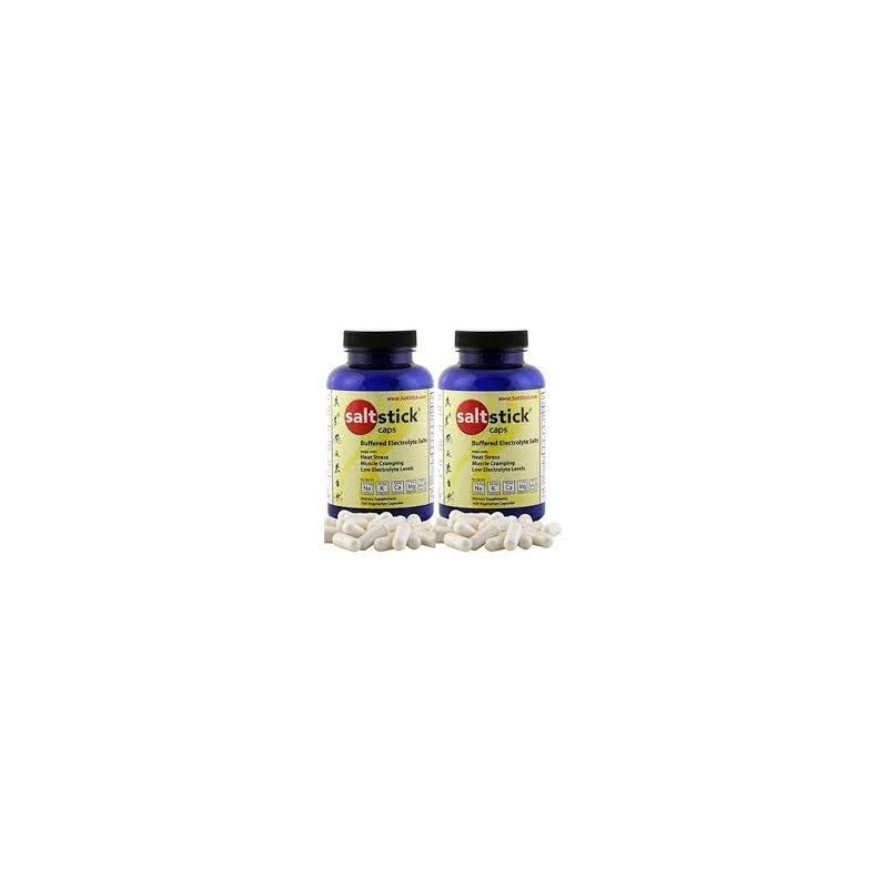 SaltStick cápsulas electrolitos reemplazo cápsulas Suplemento dietético 100 unidades botella,