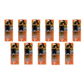 Gorilla 2 Part Epoxy, 5 Minute Set, .85 ounce Syringe, Clear, (Pack of 11)