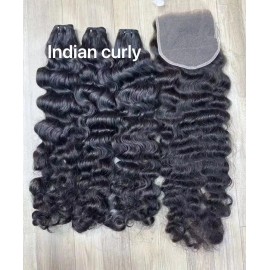 6x6 7x7 hd Lace Closure with Raw Hair Bundles Burmese Curly Hair with Closure 2x6 4x4 5x5 9x6 Closure 13x4 13x6 hd Lace Frontalstyle: indian wavy curly, color: HD lace 4x4, Stretched Length: 10 inches