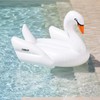 FUNBOY Giant Inflatable White Swan, Luxury Float for Summer Pool