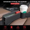 Unbranded Car Seat Organizer PU Leather Gap Pocket Storage Side