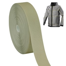 AHANDMAKER 65.61 ft x 0.8 Inch Fabric Heat Sealing Tape Waterproof for Iron-On Seam Sealing Fabric Tape Heat Resistant Fabric Tape for Jackets Sportswear Yellow Green