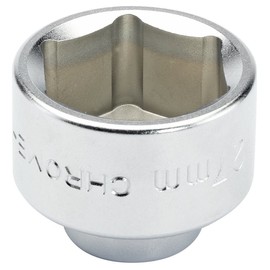 Draper 13425 Expert Oil Filter Cap Socket, 3/8" Square Drive, 27mm