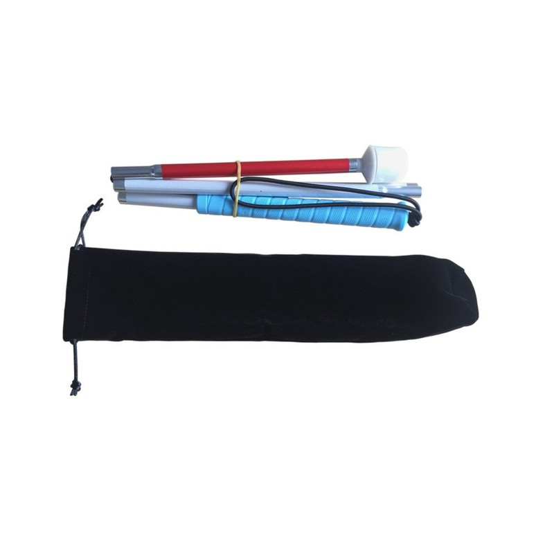 Aluminum Mobility Folding White Cane for Vision Impaired and Blind