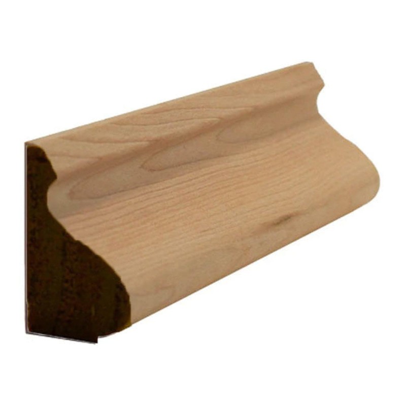 EWBC14 Colonial 1-3/8" Tall x 3/4" Base Cap Moulding. Unfinished,