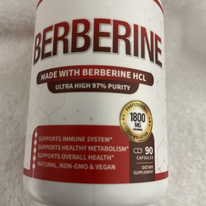 DECENT NATURE Berberine Supplement 1800mg - Premium Berberine HCl 97%