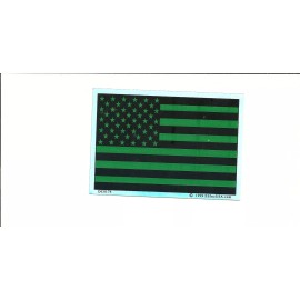 OD AMERICAN FLAG 3X4 STICKER WINDOW CAR TRUCK DECAL