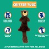 Pet Factory Shake & Squeak Critter Tugz Plush Dog Toy,