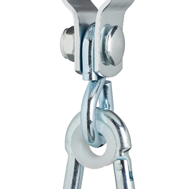 Relaxdays Swing Hooks with Carabiners, Set of 2 Cuff Hooks,