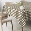 Martina Home TEFLONATED TABLECLOTH MADE Vichy Leather 200X140 CM