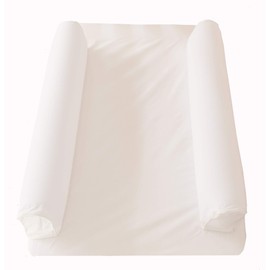 Hippychick Fitted Spare Sheet For Dream Tubes Cot Bed, Includes 2 Pockets For Inflatable Guards/Bumpers/Tubes, Does Not Include Inflatable Tubes, Spare Sheet Only, 100 Percent Cotton, White