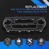 YzusGomumu Dash A/C Air Conditioning Replacement Panel Installation Mount Trim
