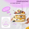 12 Inch Cakeboard 12 Pack, 1/2 Inch Thick Round Cake