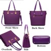 RainboSee Bolso de mano y bolso de mano para mujer,