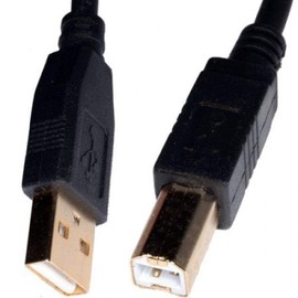 USB Cable for Behringer U-PHORIA UM2 / UMC404HD / Behringer X-Touch. High Speed Data Transfer. 10 Ft. Long