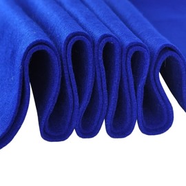 Jtnohx Felt, 1.4 mm Thick Craft Felt, 90 x 90 cm Felt Fabric, Soft Colour Felt for Arts and Crafts Projects (Dark Blue)