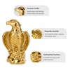 TQUPT Golden Hawk Statue, Eagle Birds Figurine Home Decor, Modern