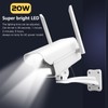 onovatpol Solar Fake Security Camera with Motion Sensor Light&Audio& Sound&Doorbell
