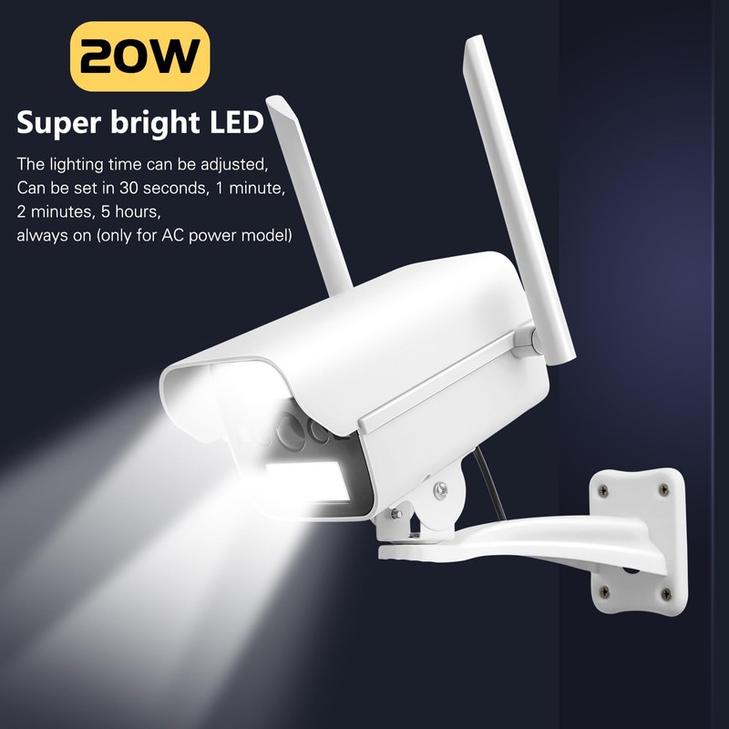 onovatpol Solar Fake Security Camera with Motion Sensor Light&Audio& Sound&Doorbell