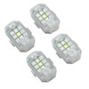 4Pcs LED Strobe Light High Brightness Waterproof Portable Wireless Flashing