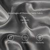 Satin Pillow Cases 2 Pack - Pillowcase for Hair and