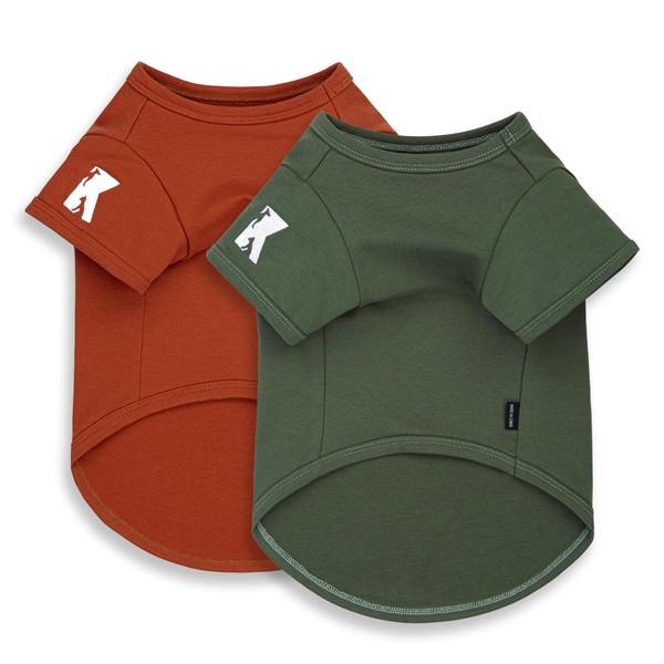 Koneseve Dog Shirts Soft Cat Clothes Comfy Cotton Stretchy for