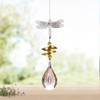 WEISIPU Crystal Suncatcher Prism - Dragonfly Suncatchers for Windows Hanging