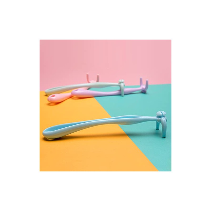 Mango de hilo dental sin residuos para adultos y niños,