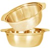 304 Stainless Steel Microporous Colander with Handle, Rice Washers Microporous
