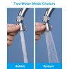 Hibbent Tap Aerator, Dual Function, 2-Flow Kitchen Sink Aerator,2 Sprayer