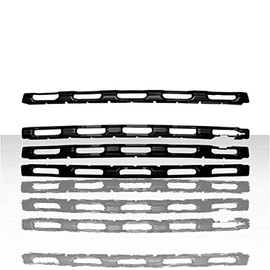Auto Reflections 4pc Grille Insert for 2020-2021 Chevy Silverado 2500/3500 HD - Gloss Black