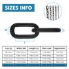 AKOLAFE 5/16 Black Chain Link 13.1ft Heavy Duty Chain Grade