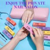 Fandamei Bloque Pulidor De Uñas, 10 Piezas Con Diferentes Granos,