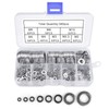 Diompirux Pack of 340 Flat Washers Stainless Steel, 8 Sizes,