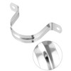 QWORK® 20 Pack 50mm U Shaped Clamp, 304 Stainless Steel