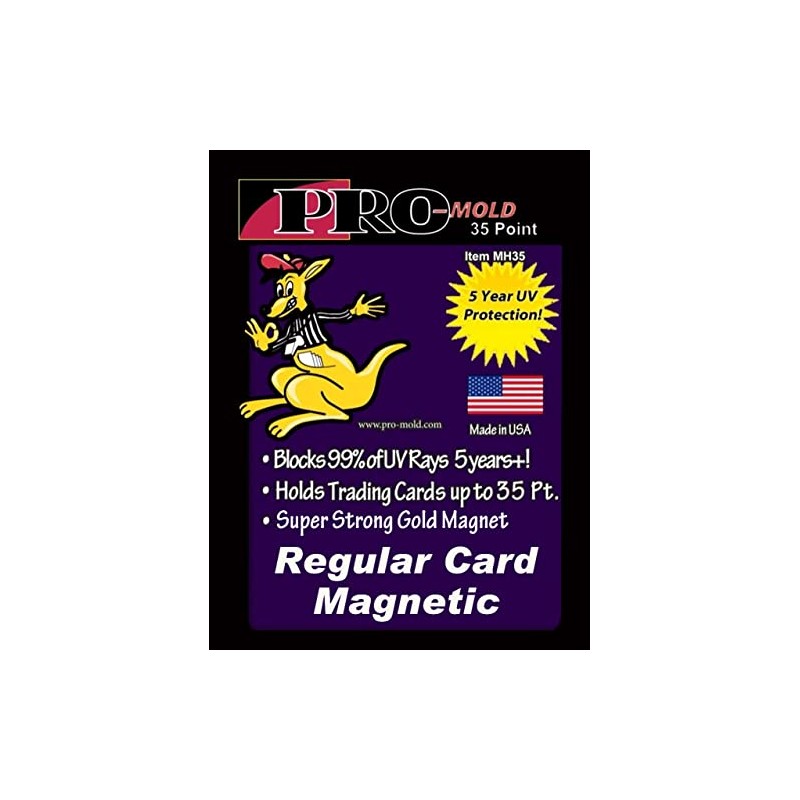 Box(25) Pro-Mold 35pt. Magnetic One Touch Card Holders UV Safe