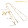 sourcing map Purse Chain Strap, 55 Inch Adjustable Bag Chains
