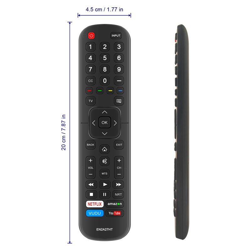 New EN2A27HT Replace Remote fit for HISENSE Smart TV 32H5D