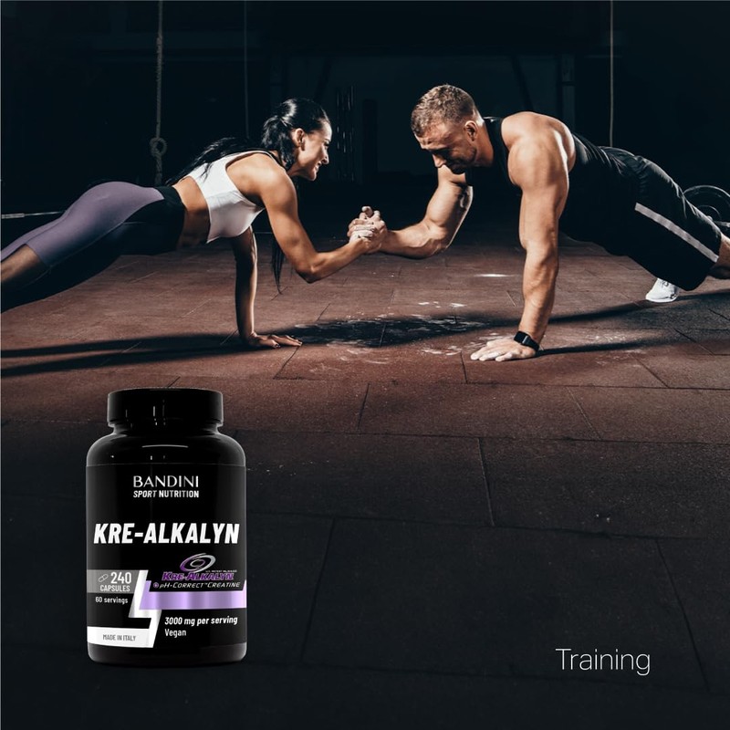 Bandini® Kre-Alkalyn® 240 Capsules (2 Months) - Buffered Alkaline Creatine