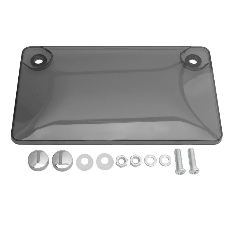 lenkdou Motorcycle License Plate Cover Protector For All Motorbike 4x7